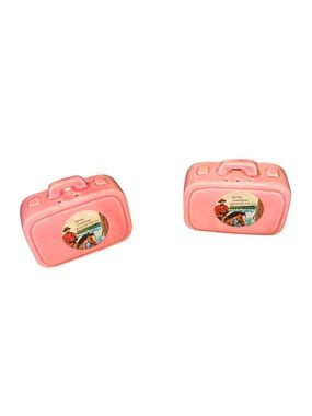 Vintage suitcase salt and pepper shakers